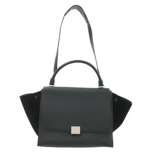 Celine Trapeze Leather 2WAY Handbag Shoulder Bag